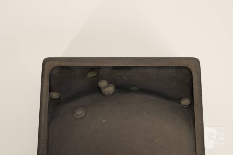 Lot989 端石带眼柱雕龙砚 - 图4
